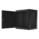 Lanberg rack cabinet 19" wall-mount 12U/600x450 for self-assembly with metal door black (flat pack) Lanberg rack cabinet 19" wall-mount 12U/600x450 for self-assembly with metal door black (flat pack)