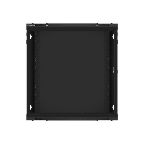 Lanberg rack cabinet 19" wall-mount 12U/600x450 for self-assembly with metal door black (flat pack) Lanberg rack cabinet 19" wall-mount 12U/600x450 for self-assembly with metal door black (flat pack)