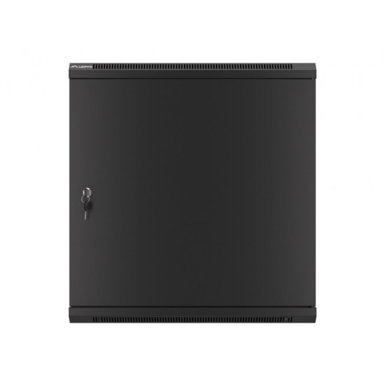 Lanberg rack cabinet 19" wall-mount 12U/600x450 for self-assembly with metal door black (flat pack) Lanberg rack cabinet 19" wall-mount 12U/600x450 for self-assembly with metal door black (flat pack)