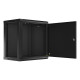 Lanberg rack cabinet 19" wall-mount 12U/600x450 for self-assembly with metal door black (flat pack) Lanberg rack cabinet 19" wall-mount 12U/600x450 for self-assembly with metal door black (flat pack)