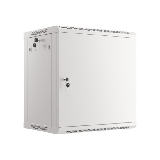 Lanberg rack cabinet 19" wall-mount 12U/600x450 for self-assembly with metal door grey (flat pack) Lanberg rack cabinet 19" wall-mount 12U/600x450 for self-assembly with metal door grey (flat pack)