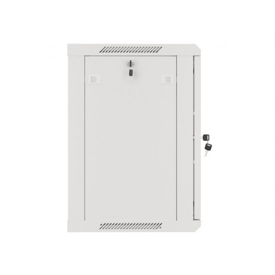 Lanberg rack cabinet 19" wall-mount 12U/600x450 for self-assembly with metal door grey (flat pack) Lanberg rack cabinet 19" wall-mount 12U/600x450 for self-assembly with metal door grey (flat pack)