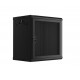 Lanberg rack cabinet 19" wall-mount 12U/600x450 with perforated door black (flat pack) Lanberg rack cabinet 19" wall-mount 12U/600x450 with perforated door black (flat pack)