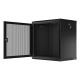 Lanberg rack cabinet 19" wall-mount 12U/600x450 with perforated door black (flat pack) Lanberg rack cabinet 19" wall-mount 12U/600x450 with perforated door black (flat pack)