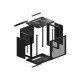 Lanberg rack cabinet 19" wall-mount 12U/600x450 with perforated door black (flat pack) Lanberg rack cabinet 19" wall-mount 12U/600x450 with perforated door black (flat pack)