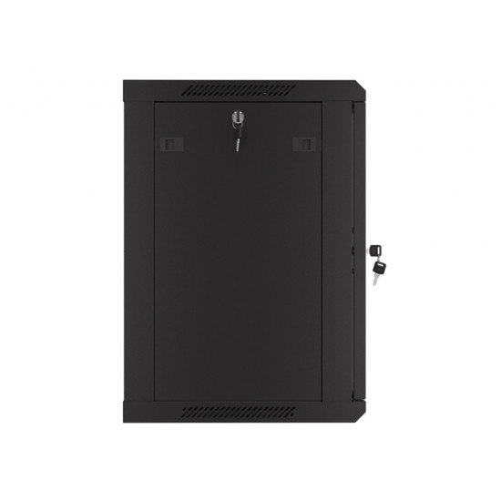 Lanberg rack cabinet 19" wall-mount 12U/600x450 with perforated door black (flat pack) Lanberg rack cabinet 19" wall-mount 12U/600x450 with perforated door black (flat pack)