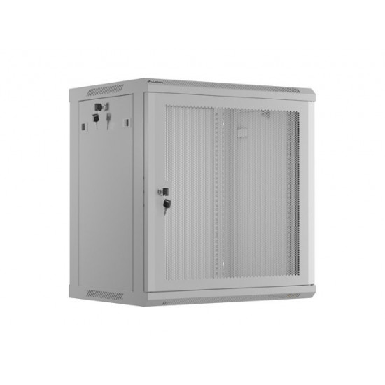 Lanberg rack cabinet 19" wall-mount 12U/600x450 with perforated door grey (flat pack) Lanberg rack cabinet 19" wall-mount 12U/600x450 with perforated door grey (flat pack)