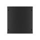 Lanberg rack cabinet 19" wall-mount 12U/600x600 for self-assembly with metal door black (flat pack)