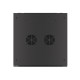 Lanberg rack cabinet 19" wall-mount 12U/600x600 for self-assembly with metal door black (flat pack)