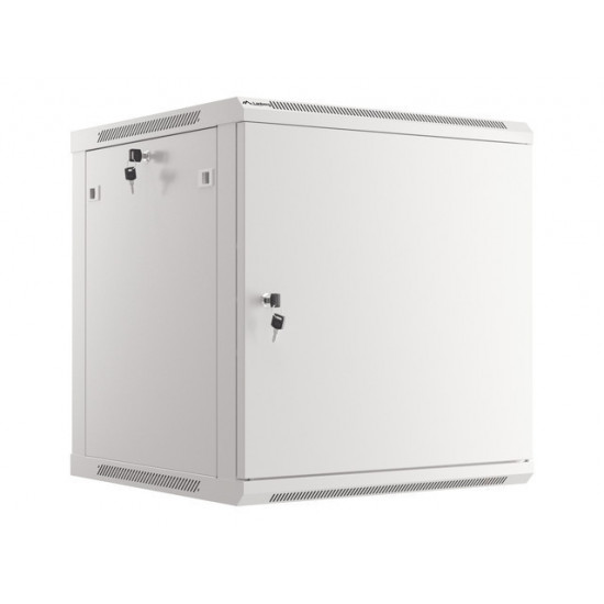 Lanberg rack cabinet 19" wall-mount 12U/600x600 for self-assembly with metal door grey (flat pack) Lanberg rack cabinet 19" wall-mount 12U/600x600 for self-assembly with metal door grey (flat pack)