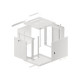 Lanberg rack cabinet 19" wall-mount 12U/600x600 for self-assembly with metal door grey (flat pack) Lanberg rack cabinet 19" wall-mount 12U/600x600 for self-assembly with metal door grey (flat pack)