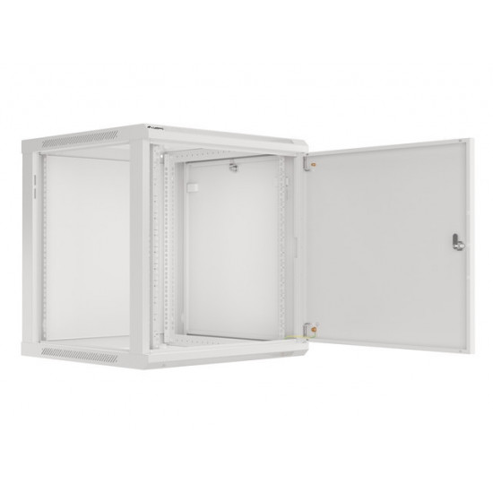 Lanberg rack cabinet 19" wall-mount 12U/600x600 for self-assembly with metal door grey (flat pack) Lanberg rack cabinet 19" wall-mount 12U/600x600 for self-assembly with metal door grey (flat pack)