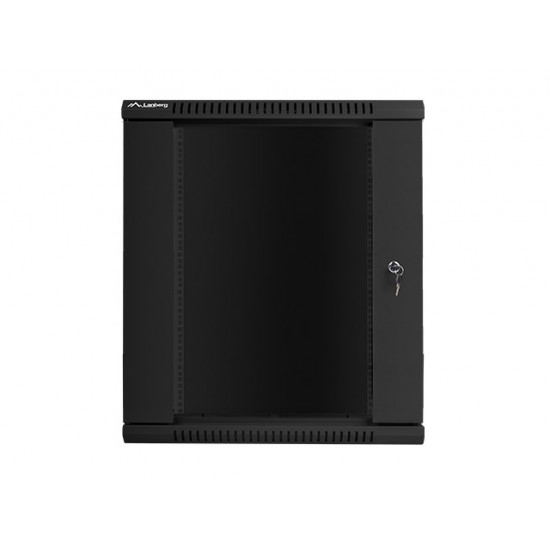Lanberg rack cabinet 19” wall-mount 15U / 600x450 for self-assembly (flat pack), black Lanberg rack cabinet 19” wall-mount 15U / 600x450 for self-assembly (flat pack), black