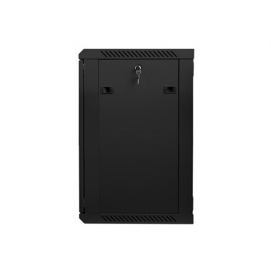 Lanberg rack cabinet 19” wall-mount 15U / 600x450 for self-assembly (flat pack), black Lanberg rack cabinet 19” wall-mount 15U / 600x450 for self-assembly (flat pack), black