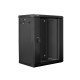Lanberg rack cabinet 19” wall-mount 15U / 600x450 for self-assembly (flat pack), black Lanberg rack cabinet 19” wall-mount 15U / 600x450 for self-assembly (flat pack), black