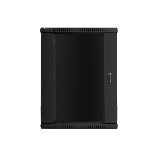 Lanberg rack cabinet 19” wall-mount 18U / 600x450 for self-assembly (flat pack), black Lanberg rack cabinet 19” wall-mount 18U / 600x450 for self-assembly (flat pack), black