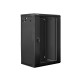 Lanberg rack cabinet 19” wall-mount 18U / 600x450 for self-assembly (flat pack), black Lanberg rack cabinet 19” wall-mount 18U / 600x450 for self-assembly (flat pack), black