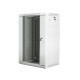 Lanberg rack cabinet 19” wall-mount 18U / 600x450 for self-assembly (flat pack), grey