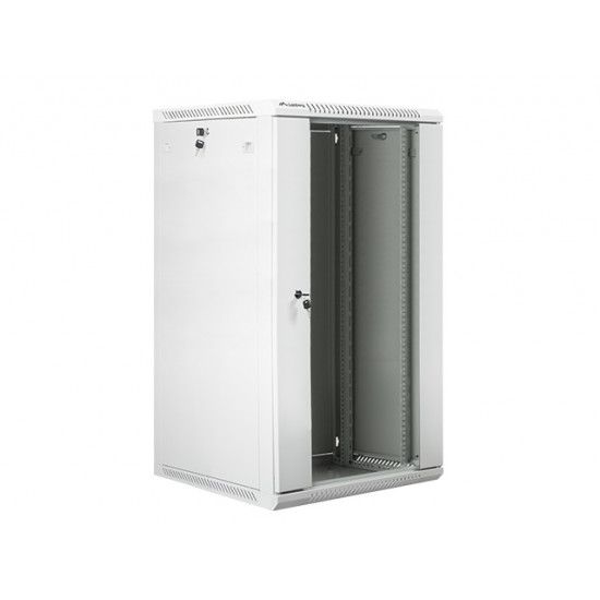 Lanberg rack cabinet 19” wall-mount 22U / 600x600 for self-assembly (flat pack), grey Lanberg rack cabinet 19” wall-mount 22U / 600x600 for self-assembly (flat pack), grey