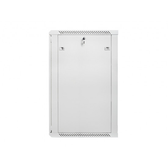 Lanberg rack cabinet 19” wall-mount 22U / 600x600 for self-assembly (flat pack), grey Lanberg rack cabinet 19” wall-mount 22U / 600x600 for self-assembly (flat pack), grey