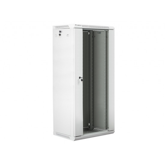 Lanberg rack cabinet 19” wall-mount 27U / 600x450 for self-assembly (flat pack), grey Lanberg rack cabinet 19” wall-mount 27U / 600x450 for self-assembly (flat pack), grey