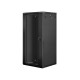 Lanberg rack cabinet 19” wall-mount 27U / 600x600 for self-assembly (flat pack), black
