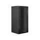 Lanberg rack cabinet 19” wall-mount 27U / 600x600 for self-assembly (flat pack), black
