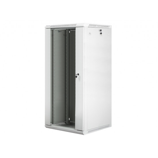 Lanberg rack cabinet 19” wall-mount 27U / 600x600 for self-assembly (flat pack), grey Lanberg rack cabinet 19” wall-mount 27U / 600x600 for self-assembly (flat pack), grey
