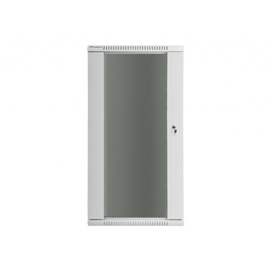 Lanberg rack cabinet 19” wall-mount 27U / 600x600 for self-assembly (flat pack), grey Lanberg rack cabinet 19” wall-mount 27U / 600x600 for self-assembly (flat pack), grey