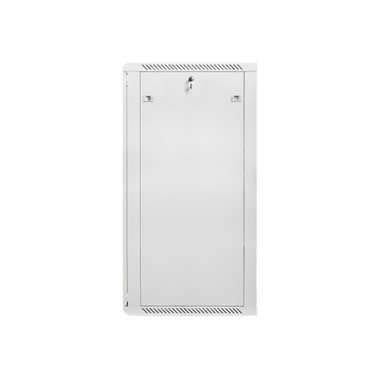 Lanberg rack cabinet 19” wall-mount 27U / 600x600 for self-assembly (flat pack), grey Lanberg rack cabinet 19” wall-mount 27U / 600x600 for self-assembly (flat pack), grey