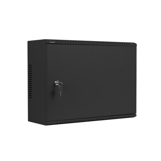 Lanberg rack cabinet 19" wall-mount 4U+3u/540x200 low-profile black (assembled) Lanberg rack cabinet 19" wall-mount 4U+3u/540x200 low-profile black (assembled)