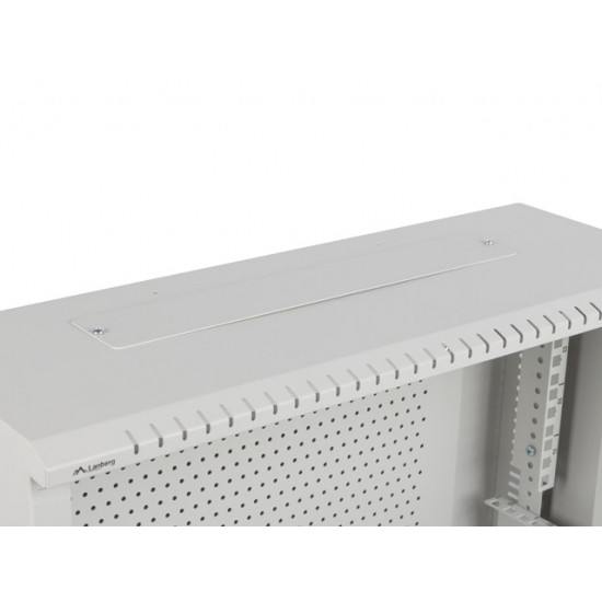 Lanberg rack cabinet 19" wall-mount 4U+3u/540x200 low-profile grey (assembled) Lanberg rack cabinet 19" wall-mount 4U+3u/540x200 low-profile grey (assembled)