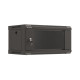 Lanberg rack cabinet 19" wall-mount 4U/540x350 (flat pack) with glass door black Lanberg rack cabinet 19" wall-mount 4U/540x350 (flat pack) with glass door black