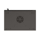 Lanberg rack cabinet 19" wall-mount 4U/540x350 (flat pack) with glass door black Lanberg rack cabinet 19" wall-mount 4U/540x350 (flat pack) with glass door black