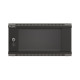 Lanberg rack cabinet 19" wall-mount 4U/540x350 (flat pack) with glass door black Lanberg rack cabinet 19" wall-mount 4U/540x350 (flat pack) with glass door black