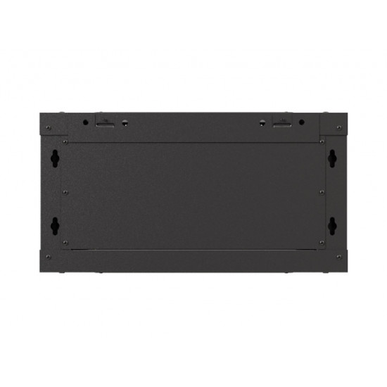 Lanberg rack cabinet 19" wall-mount 4U/540x350 (flat pack) with glass door black Lanberg rack cabinet 19" wall-mount 4U/540x350 (flat pack) with glass door black