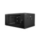 Lanberg rack cabinet 19” wall-mount 4U / 600x450 for self-assembly (flat pack), black Lanberg rack cabinet 19” wall-mount 4U / 600x450 for self-assembly (flat pack), black