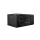 Lanberg rack cabinet 19” wall-mount 4U / 600x450 for self-assembly (flat pack), black Lanberg rack cabinet 19” wall-mount 4U / 600x450 for self-assembly (flat pack), black