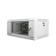 Lanberg rack cabinet 19” wall-mount 4U / 600x450 for self-assembly (flat pack), grey Lanberg rack cabinet 19” wall-mount 4U / 600x450 for self-assembly (flat pack), grey