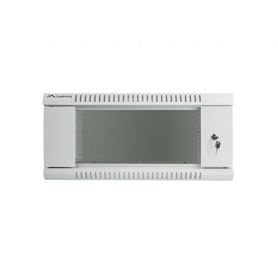 Lanberg rack cabinet 19” wall-mount 4U / 600x600 for self-assembly (flat pack), grey