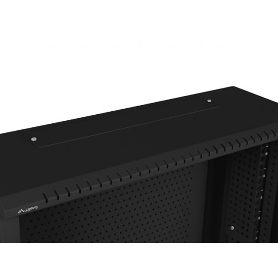 Lanberg rack cabinet 19" wall-mount 6U+3u/540x200 low-profile black (assembled) Lanberg rack cabinet 19" wall-mount 6U+3u/540x200 low-profile black (assembled)