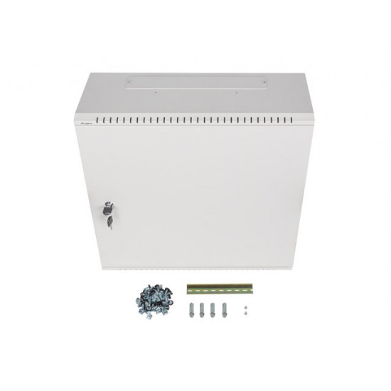Lanberg rack cabinet 19" wall-mount 6U+3u/540x200 low-profile grey (assembled) Lanberg rack cabinet 19" wall-mount 6U+3u/540x200 low-profile grey (assembled)