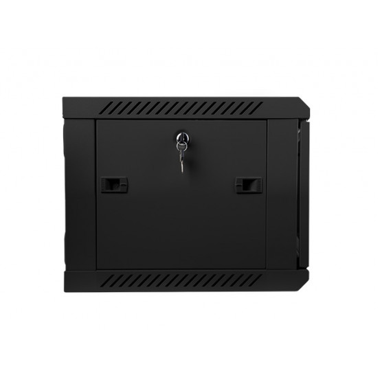 Lanberg rack cabinet 19” wall-mount 6U / 600x450 for self-assembly (flat pack), black Lanberg rack cabinet 19” wall-mount 6U / 600x450 for self-assembly (flat pack), black