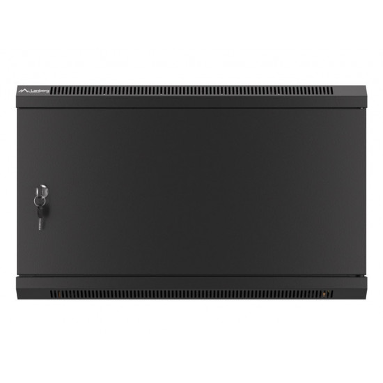 Lanberg rack cabinet 19" wall-mount 6U/600x450 for self-assembly with metal door black (flat pack) Lanberg rack cabinet 19" wall-mount 6U/600x450 for self-assembly with metal door black (flat pack)