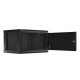 Lanberg rack cabinet 19" wall-mount 6U/600x450 for self-assembly with metal door black (flat pack) Lanberg rack cabinet 19" wall-mount 6U/600x450 for self-assembly with metal door black (flat pack)