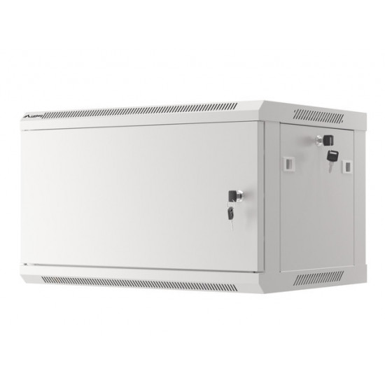 Lanberg rack cabinet 19" wall-mount 6U/600x450 for self-assembly with metal door grey (flat pack) Lanberg rack cabinet 19" wall-mount 6U/600x450 for self-assembly with metal door grey (flat pack)