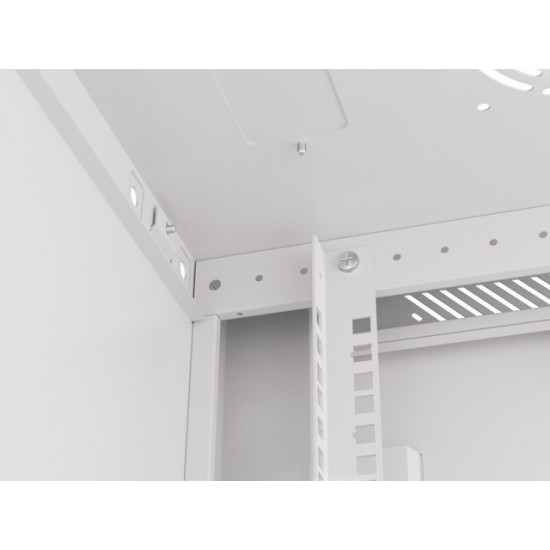 Lanberg rack cabinet 19" wall-mount 6U/600x450 for self-assembly with metal door grey (flat pack) Lanberg rack cabinet 19" wall-mount 6U/600x450 for self-assembly with metal door grey (flat pack)