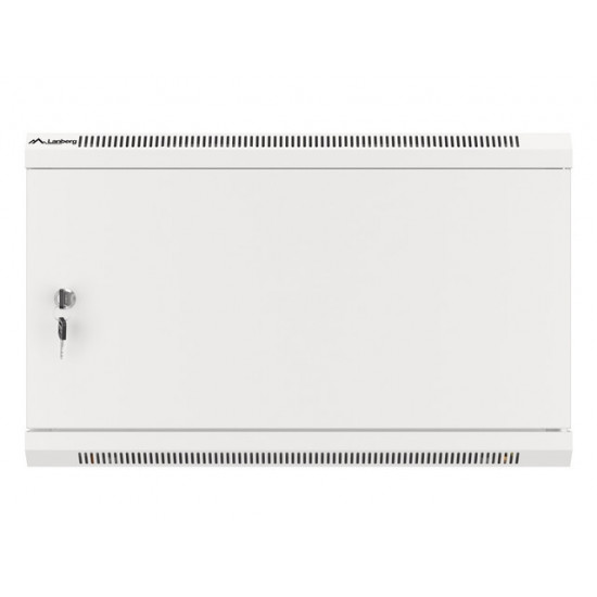 Lanberg rack cabinet 19" wall-mount 6U/600x450 for self-assembly with metal door grey (flat pack) Lanberg rack cabinet 19" wall-mount 6U/600x450 for self-assembly with metal door grey (flat pack)