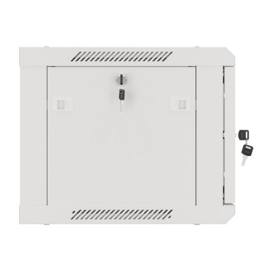 Lanberg rack cabinet 19" wall-mount 6U/600x450 for self-assembly with metal door grey (flat pack) Lanberg rack cabinet 19" wall-mount 6U/600x450 for self-assembly with metal door grey (flat pack)