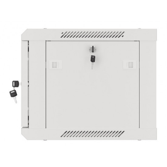 Lanberg rack cabinet 19" wall-mount 6U/600x450 for self-assembly with metal door grey (flat pack) Lanberg rack cabinet 19" wall-mount 6U/600x450 for self-assembly with metal door grey (flat pack)